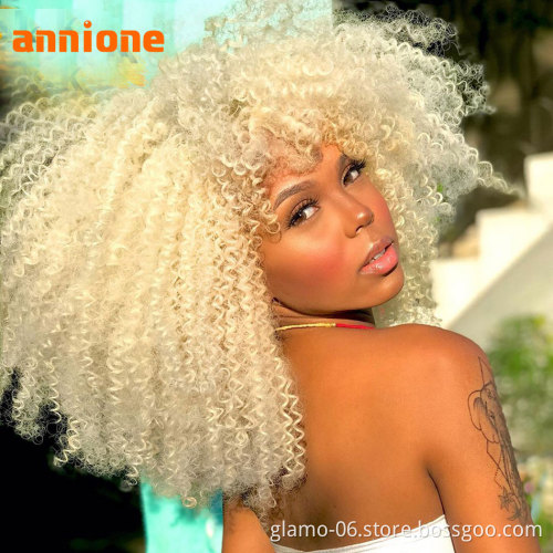180% density 100 percent human hair wig afro kinky curly virgin brazilian front lace wig for sale